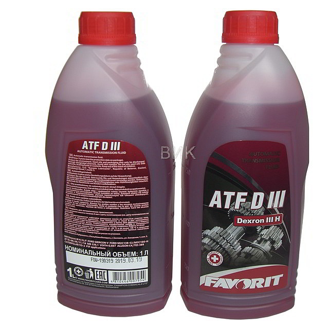 Atf d iii. ATF Dexron 3. Трансмиссионное масло Favorit ATF D III. Dexron III (1л.). Dexron 3 ATF синтетическое.