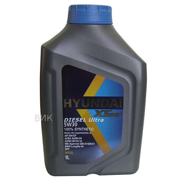 Xteer hyundai diesel 5w 30