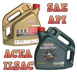 Моторные масла классификация SAE API ACEA ILSAC